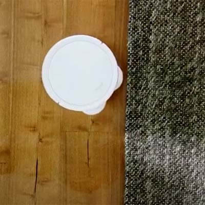 Vermijd tapijten tijdens het schrobben