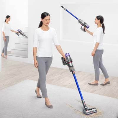 360º cleaning, cleans the entire house