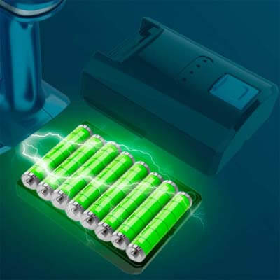 Bateria de lítio removível de 8 células
