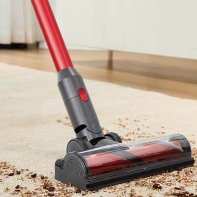 Automatic power on carpets
