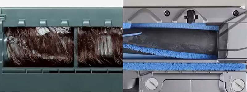 Escova tradicional vs envoltório anti-cabelo