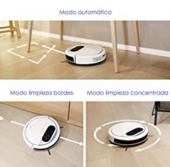 Deebot 300 has 3 cleaning modes + return to the charging base
