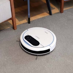 Deebot 300 cleaning a carpet