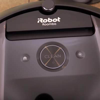 Roomba i7 Plus detalle de la parte superior